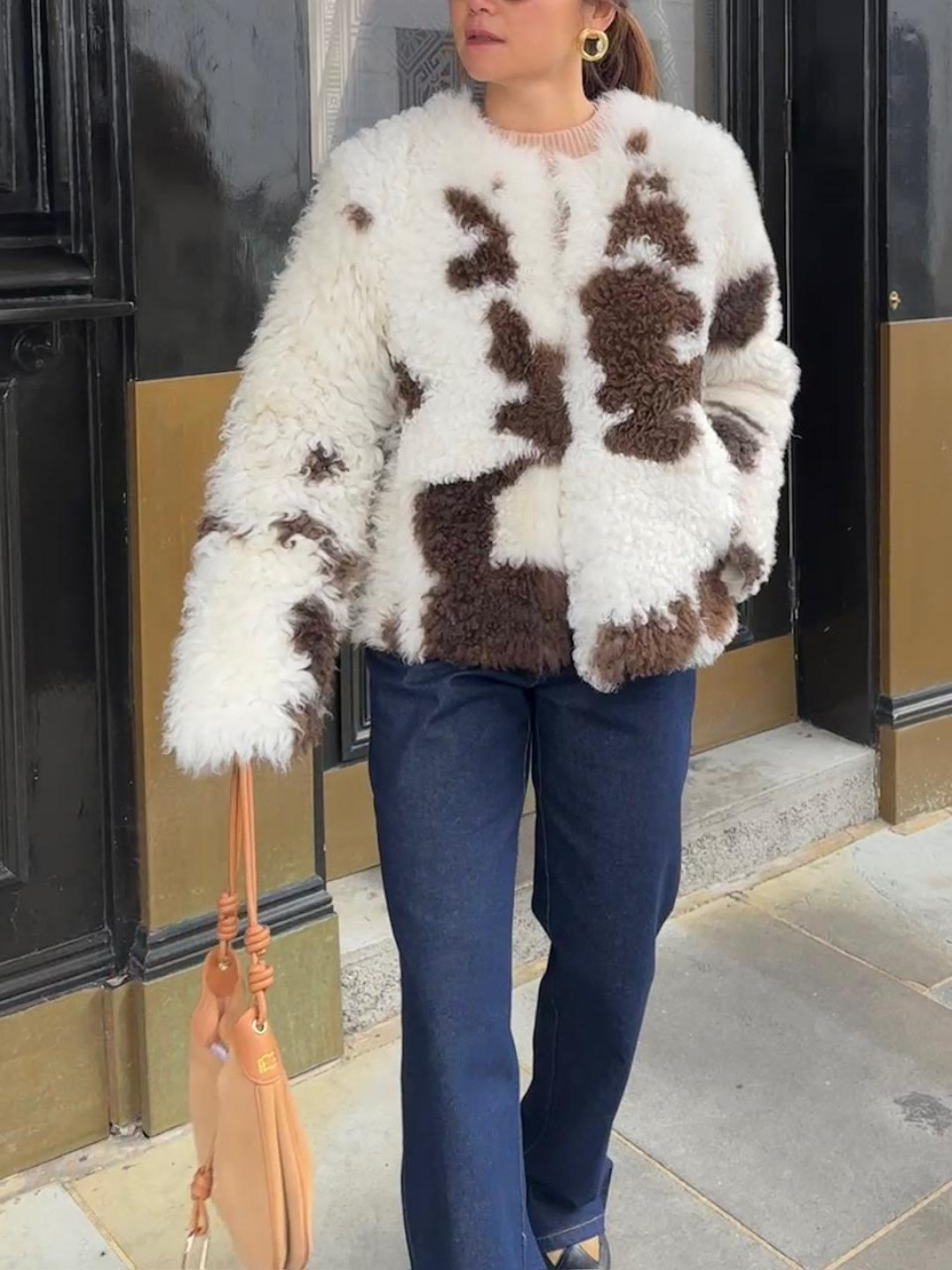 Melisma Shearling Jacket by Curated Crowd Collective on curated-crowd.com