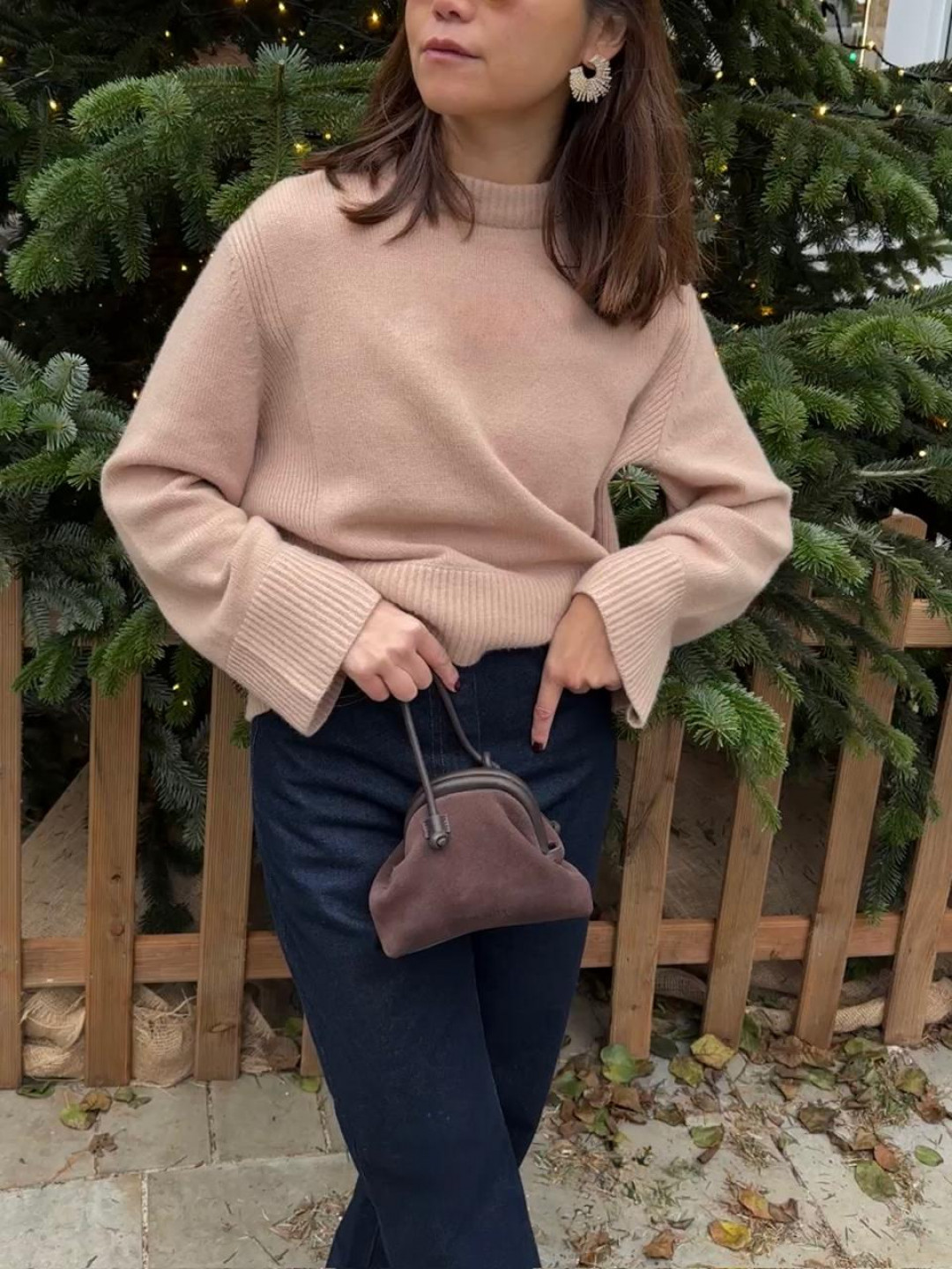 Cashmere Sweater in Toffee by LOOP Cashmere on curated-crowd.com