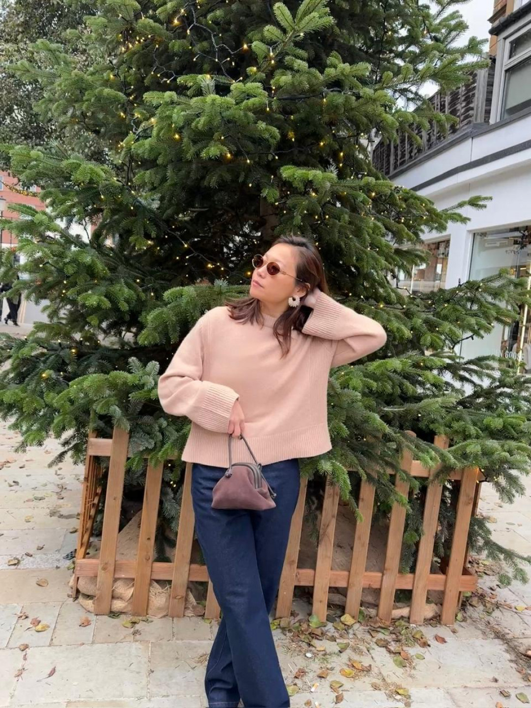 Cashmere Sweater in Toffee by LOOP Cashmere on curated-crowd.com