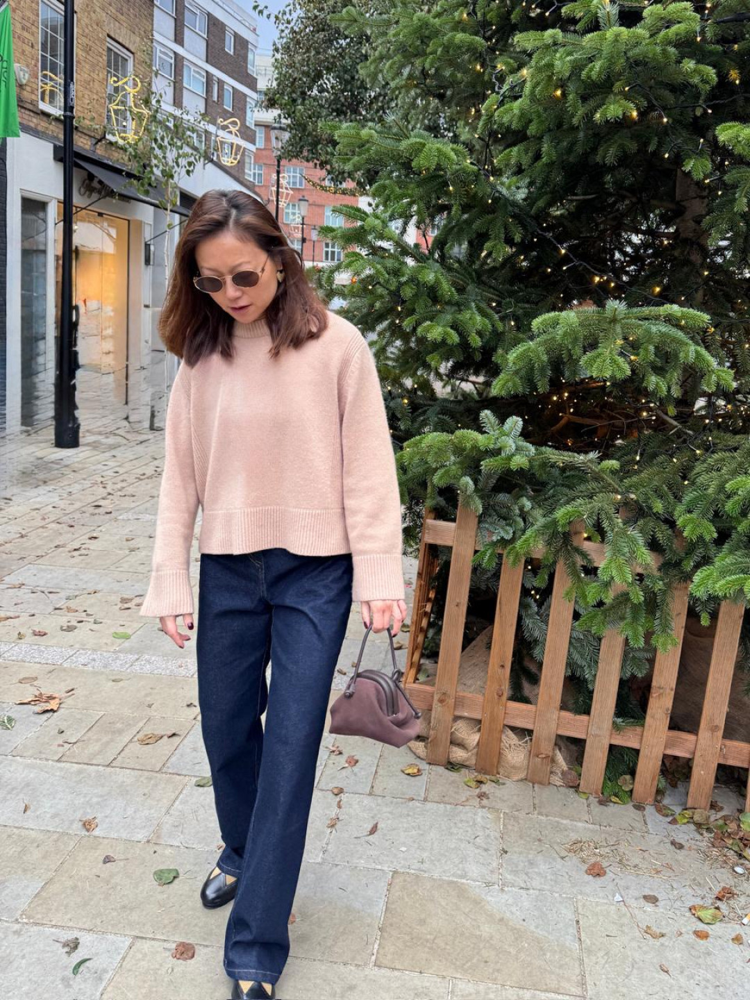 Cashmere Sweater in Toffee by LOOP Cashmere on curated-crowd.com