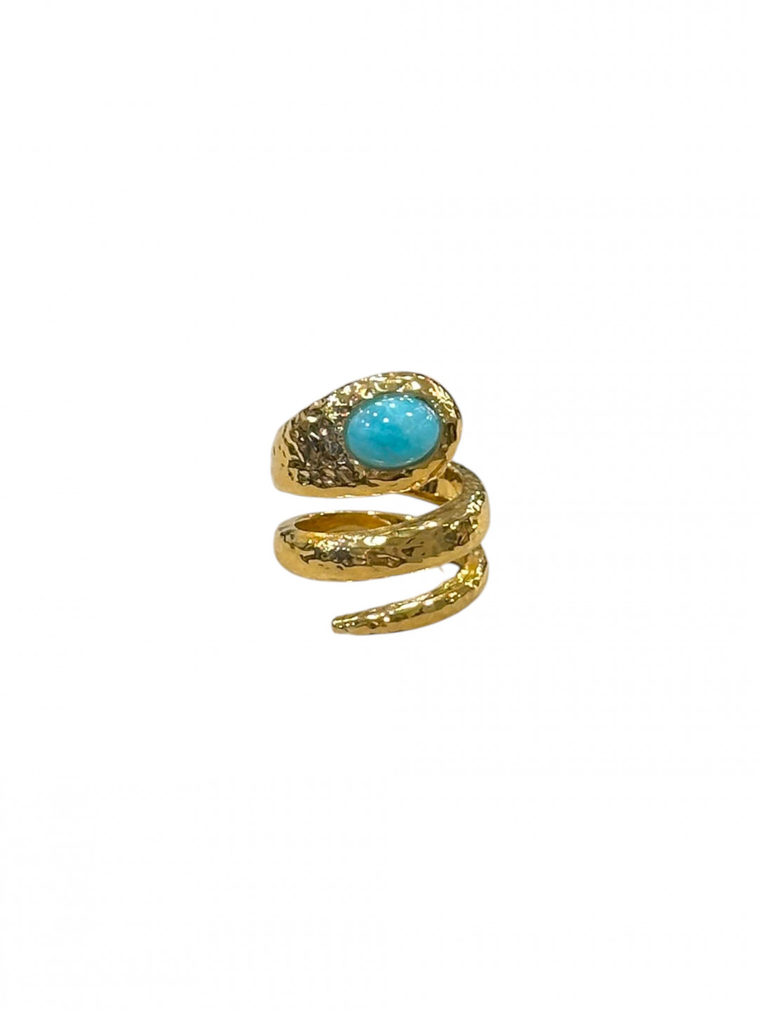 Amazonite Set Snake Ring by Tay Jewellery on curated-crowd.com