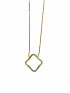Bodrum Vermil Logo Large Gold Necklace by MAVIADA on curated-crowd.com