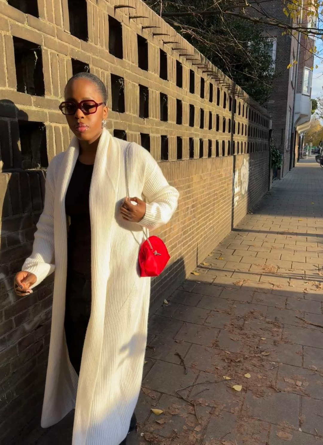 Ribbed Cashmere Coatigan in Snow by LOOP Cashmere on curated-crowd.com