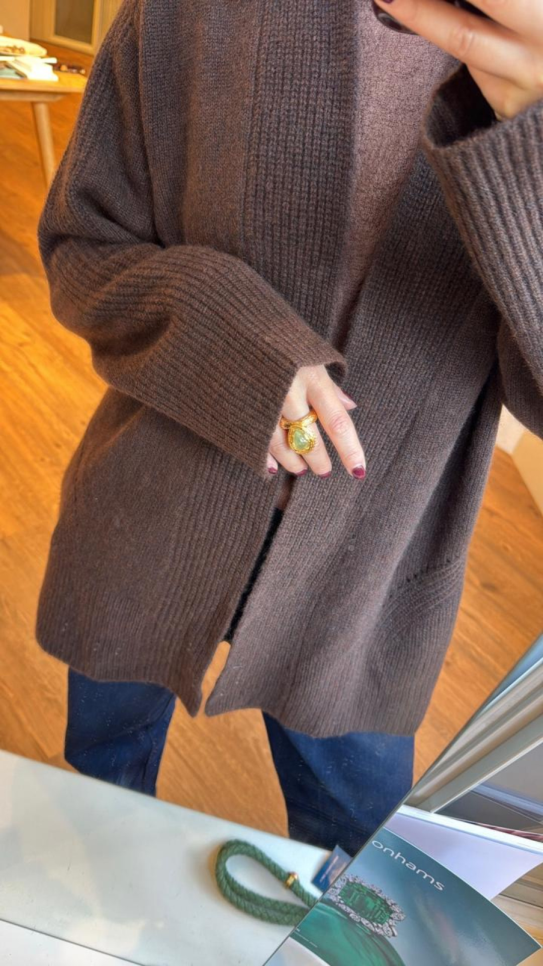 Prehnite Set Talia Ring by Tay Jewellery on curated-crowd.com