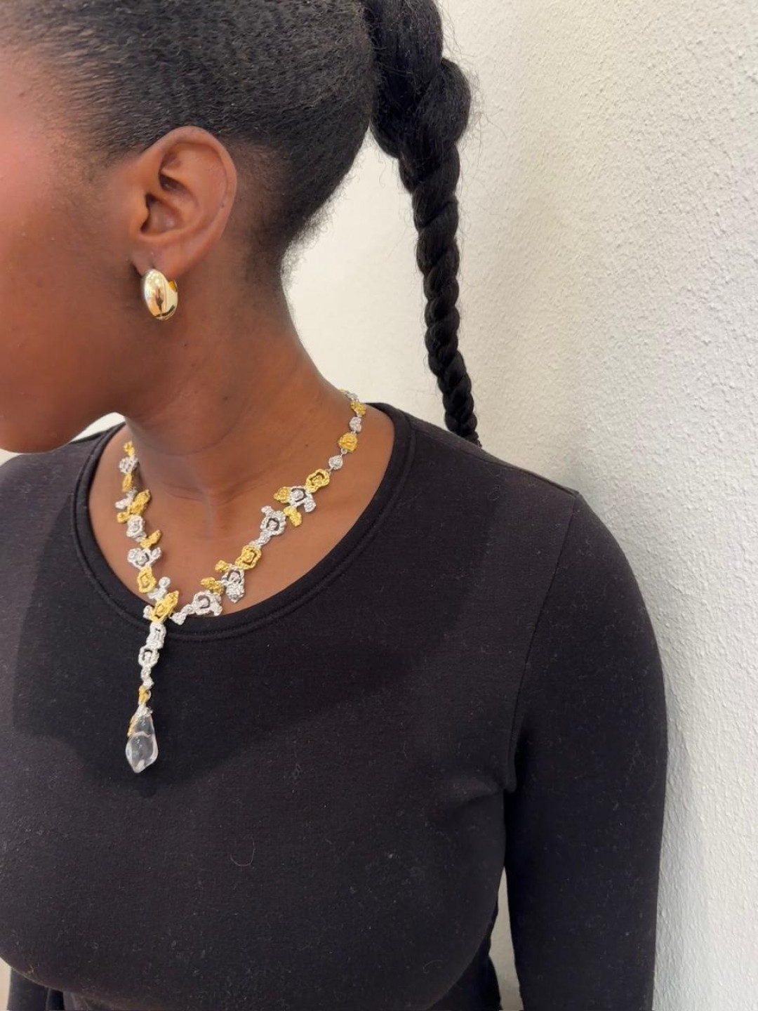 Riverstone Mix Necklace by Jude Benhalim on curated-crowd.com