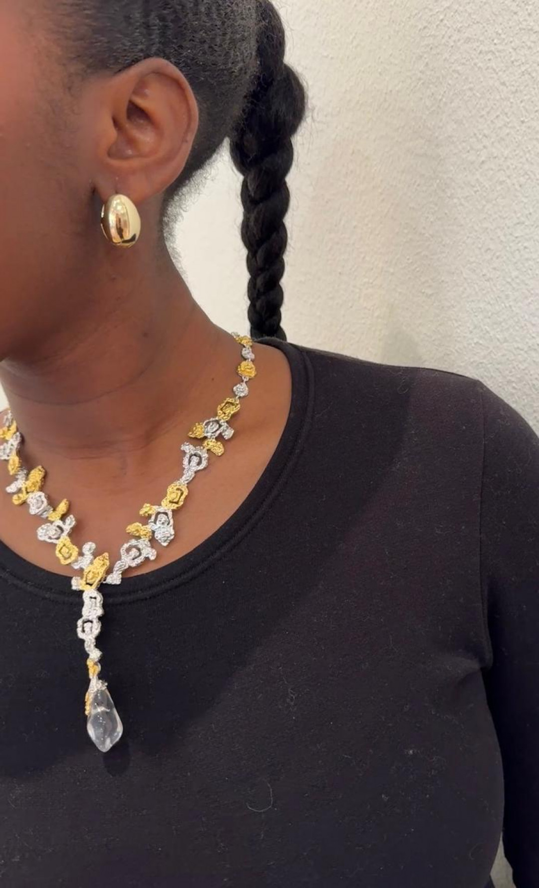 Riverstone Mix Necklace by Jude Benhalim on curated-crowd.com