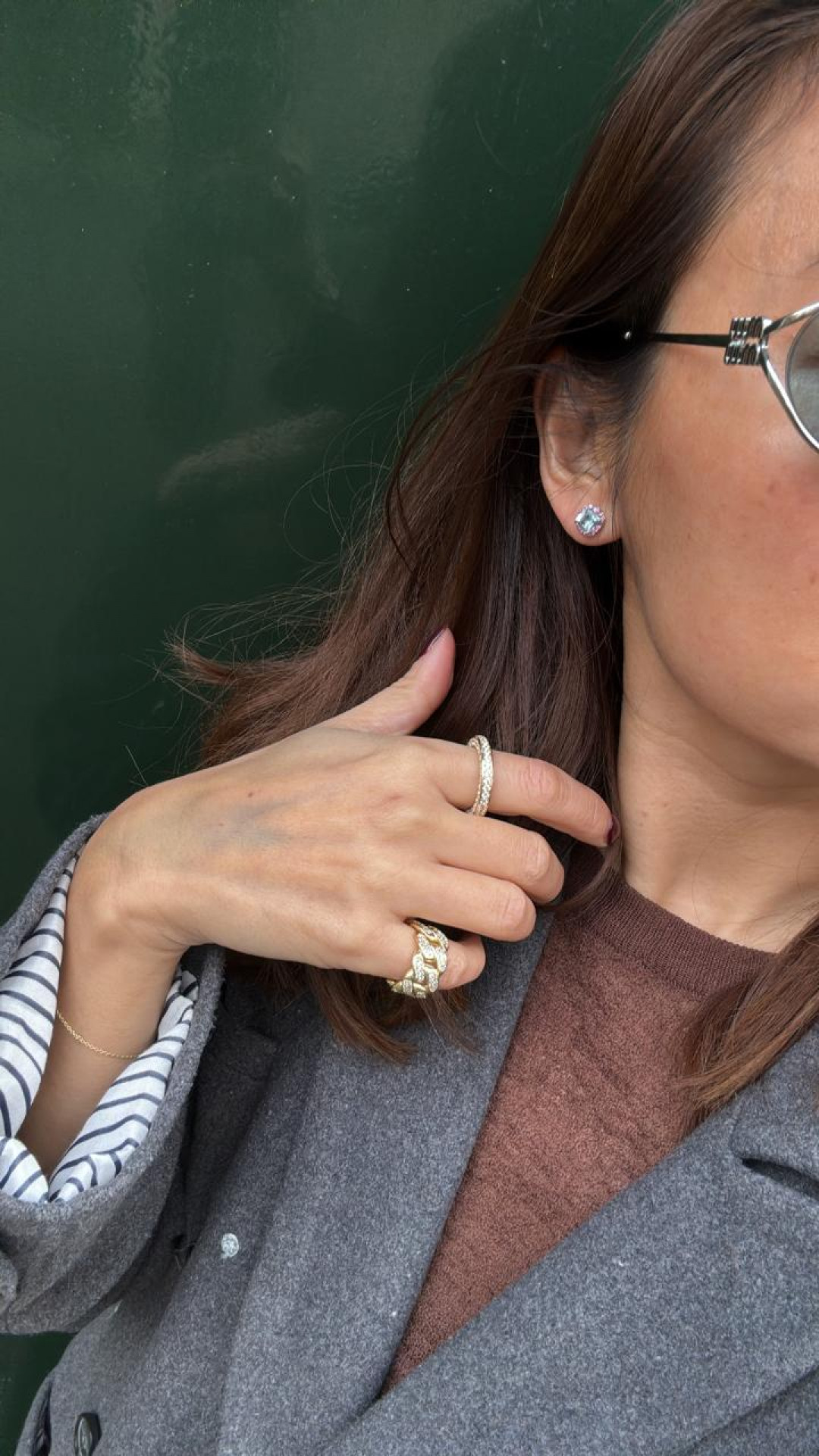 Franko Pave Ring by Studio Liberté on curated-crowd.com