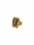 Tiger's Eye Set Oblong Wrapover Bezel Ring by Tay Jewellery on curated-crowd.com