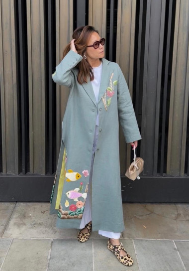 The Jade Fish Coat by Artwear Gallery on curated-crowd.com