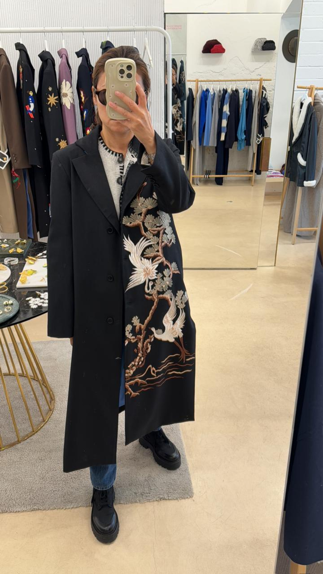 The New Asian Coat Linen by Artwear Gallery on curated-crowd.com