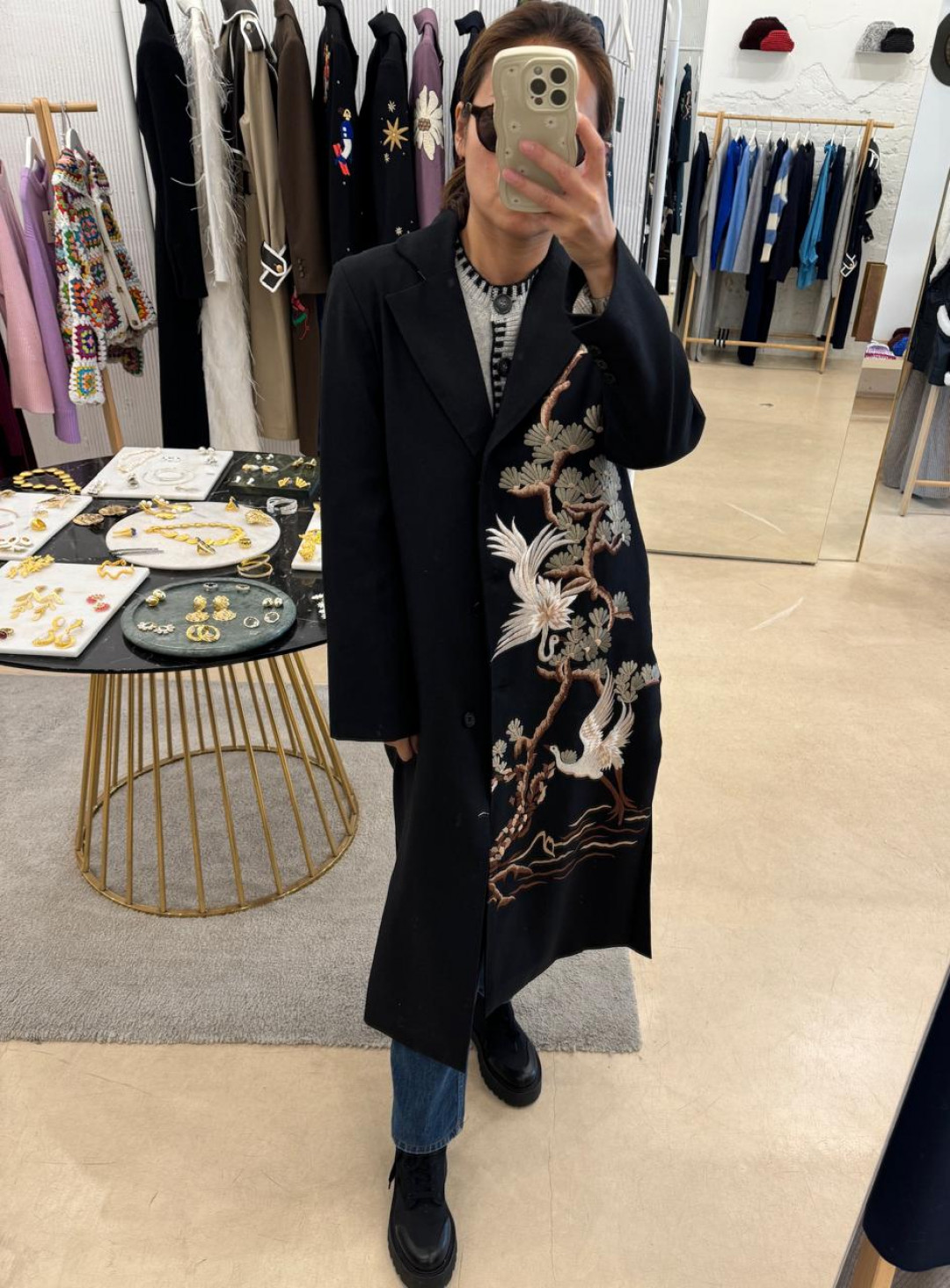 The New Asian Coat Linen by Artwear Gallery on curated-crowd.com