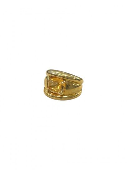 Sugarloaf Cabochon Citrine Set Octavia Ring by Tay Jewellery on curated-crowd.com
