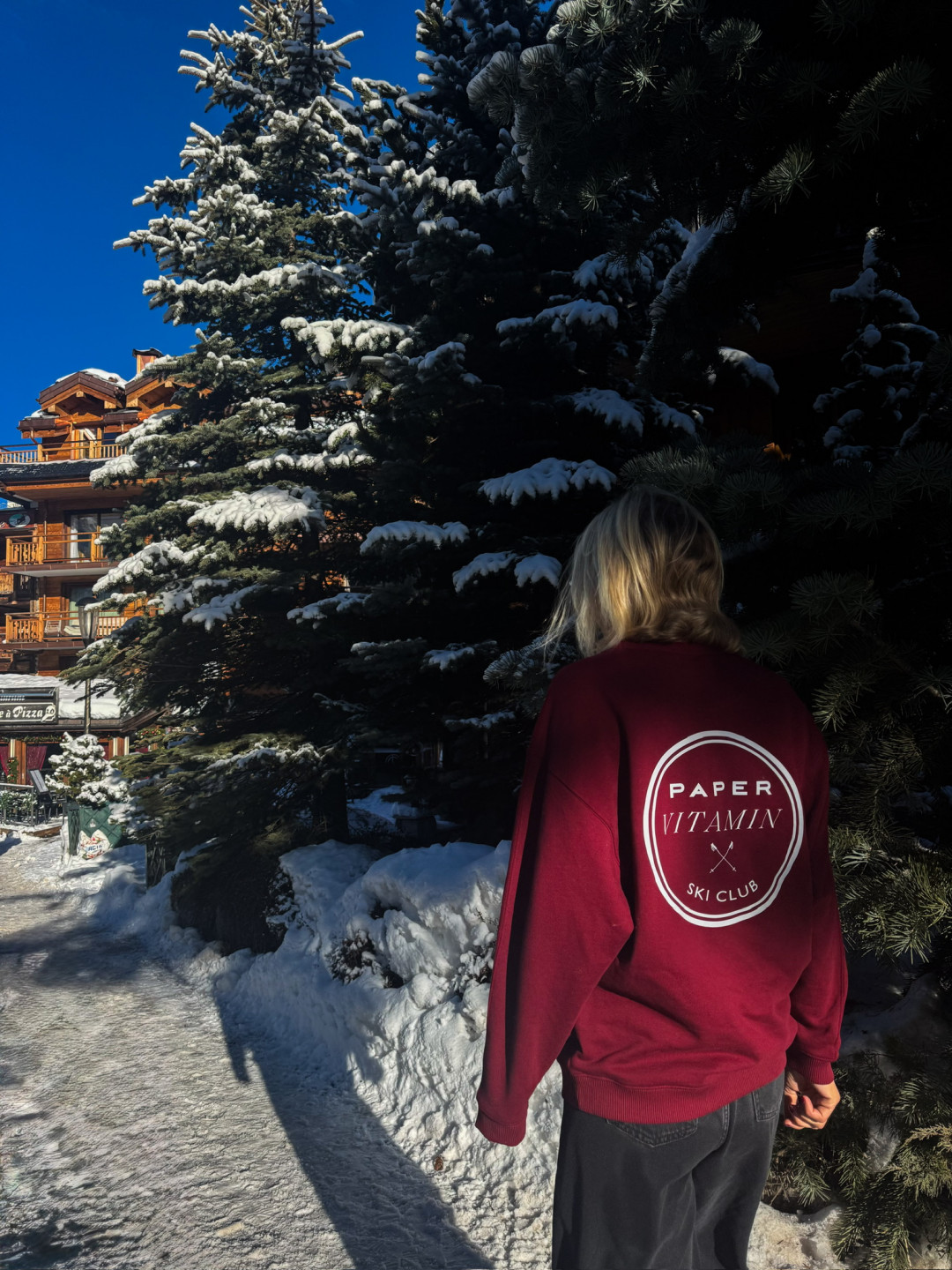 Verbier Ski Club Sweatshirt by PAPER London on curated-crowd.com