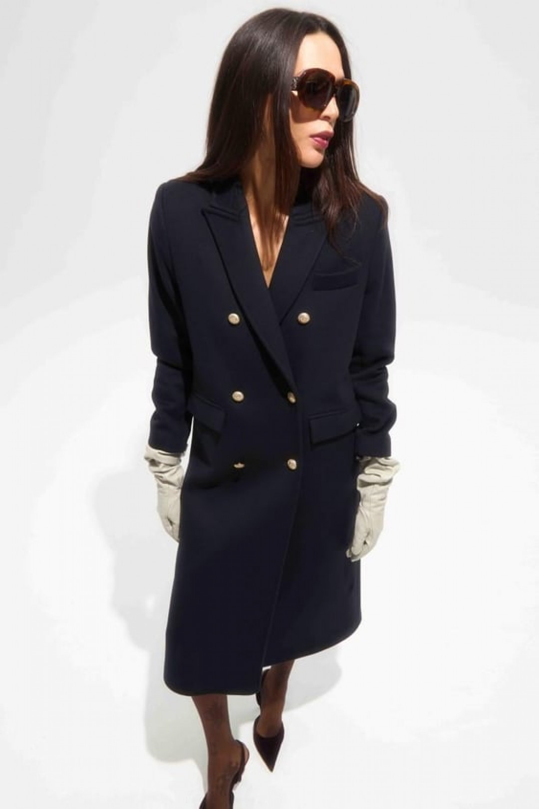 The Masculine Coat in Dark Navy by Sorbé on curated-crowd.com