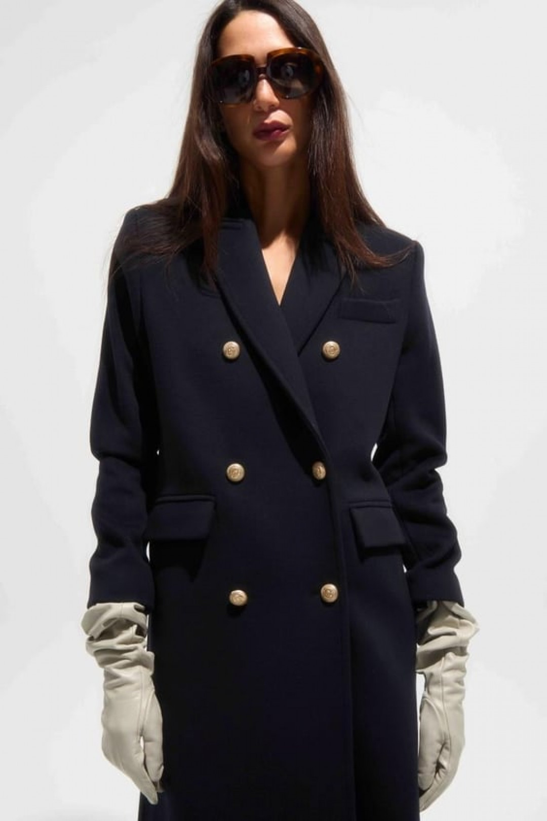 The Masculine Coat in Dark Navy by Sorbé on curated-crowd.com