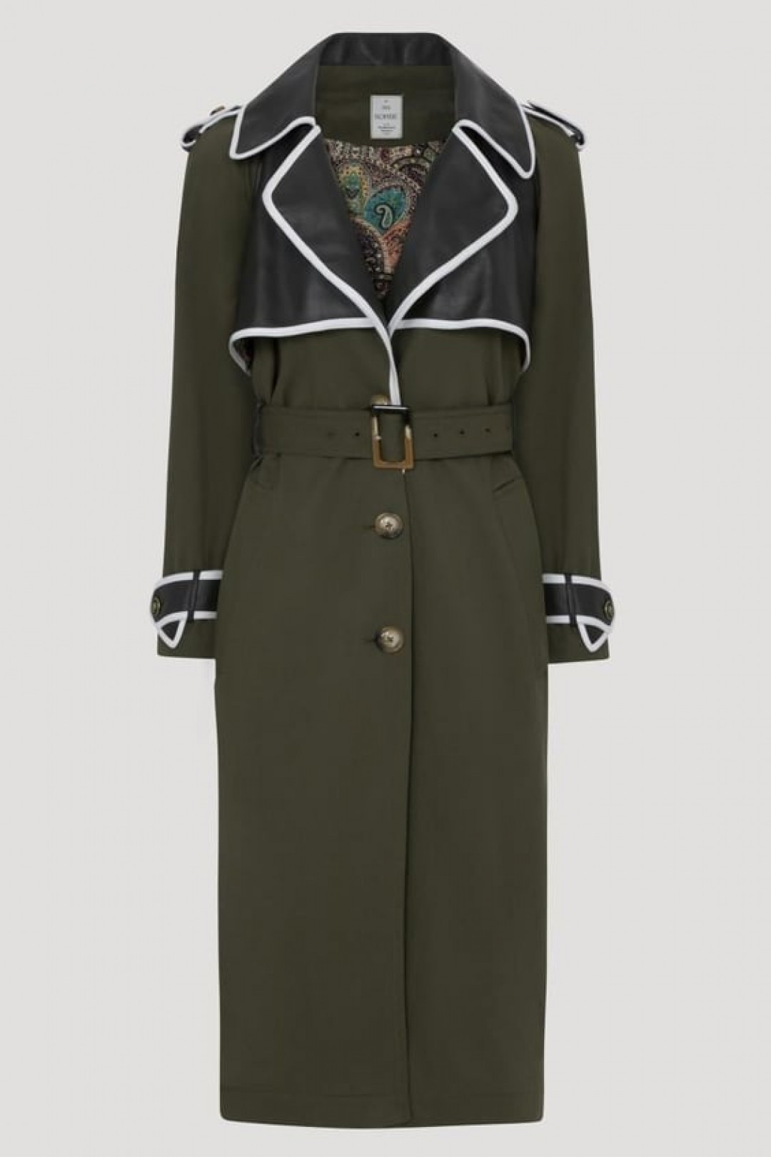 The Sunset Cascade Trench in Deep Green by Sorbé on curated-crowd.com