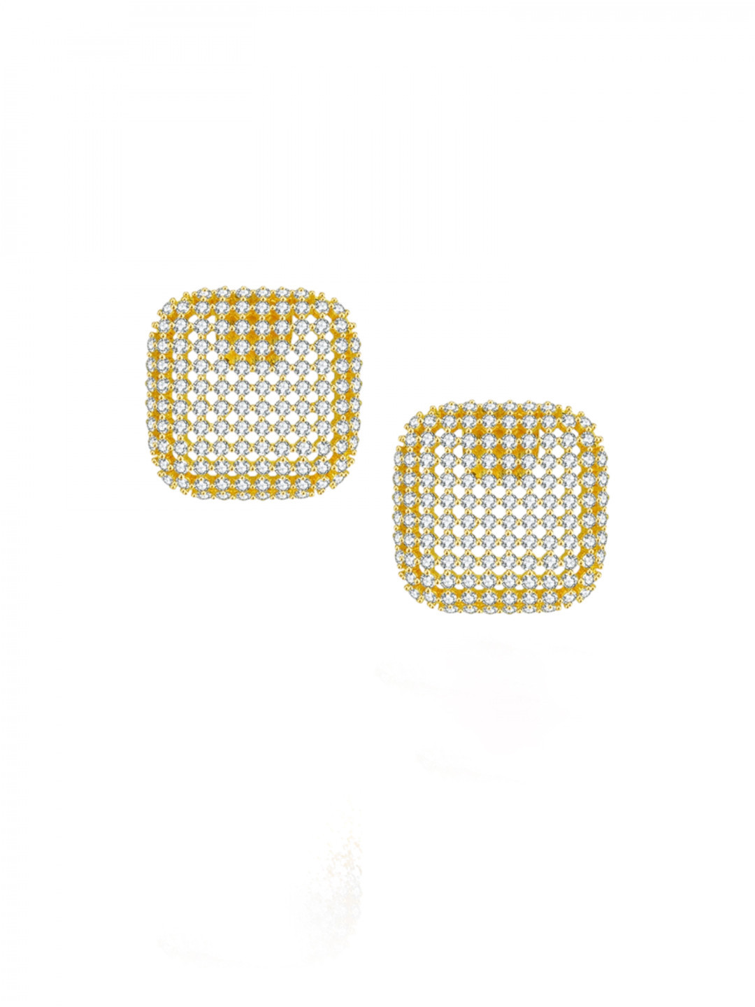 Pave Cookie Earrings by Studio Liberté on curated-crowd.com