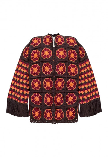 Imagine Jacket Brown/Orange/Red by Jessica K on curated-crowd.com