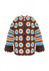 Imagine Jacket Brown/Orange/Blue by Jessica K on curated-crowd.com