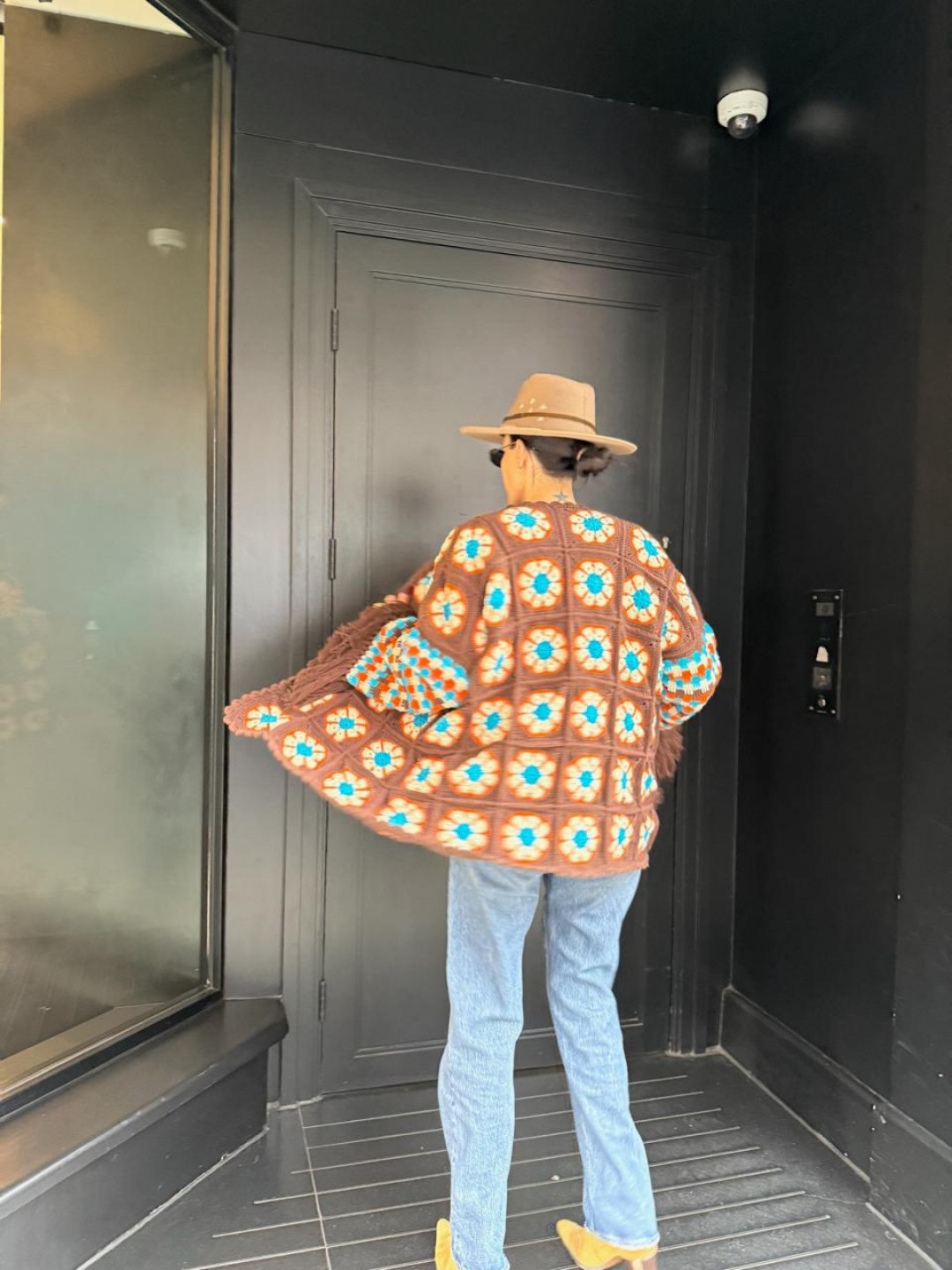 Imagine Jacket Brown/Orange/Blue by Jessica K on curated-crowd.com