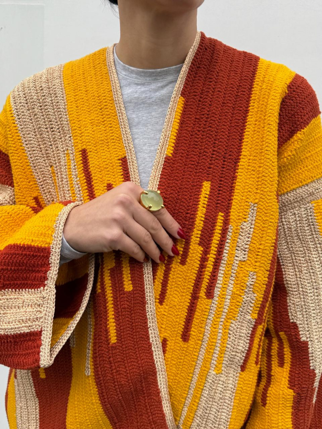 Prehnite Set Chrissie Ring by Tay Jewellery on curated-crowd.com