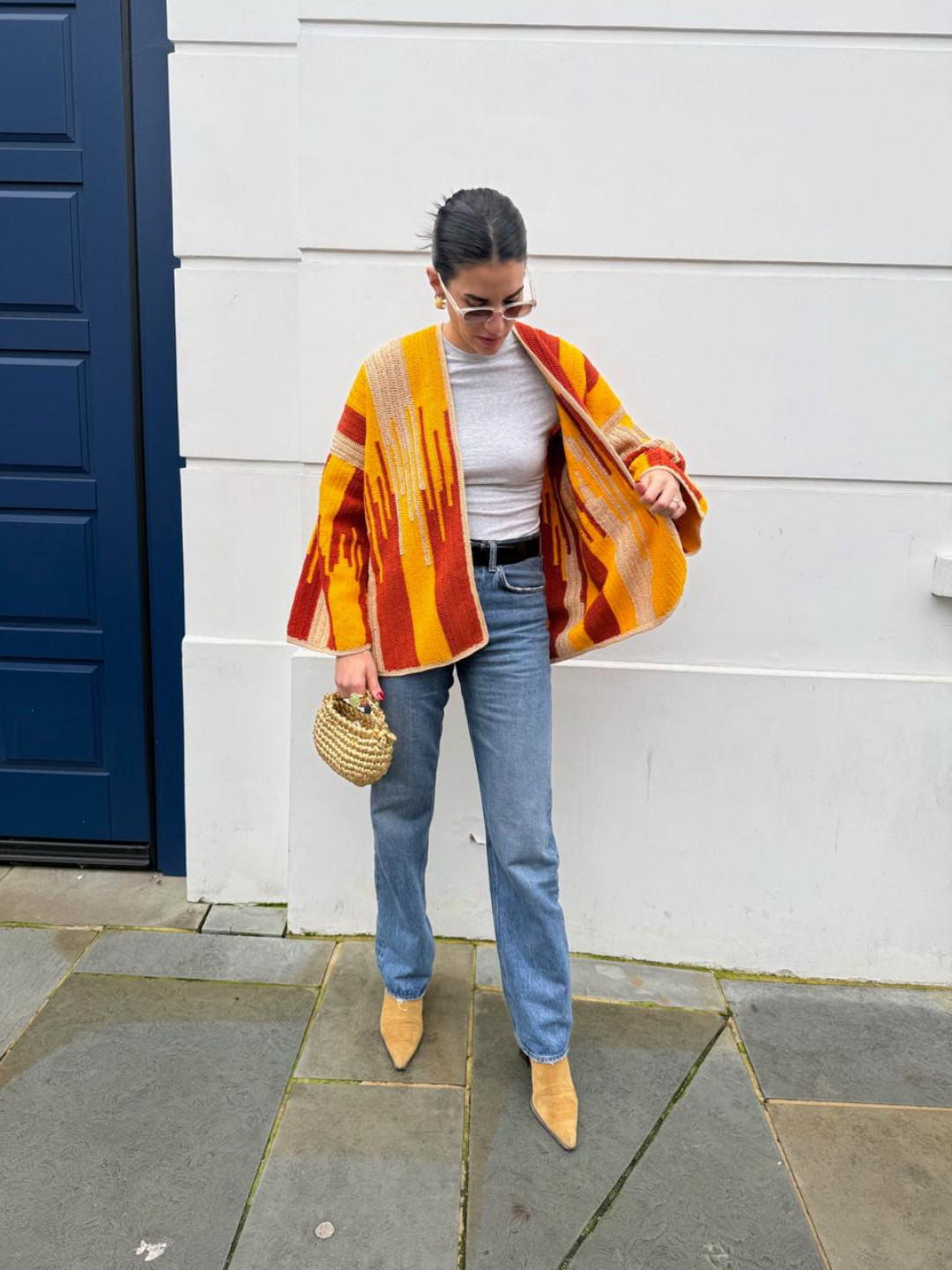 Jade Jacket Brick/Gold/Mustard by Jessica K on curated-crowd.com