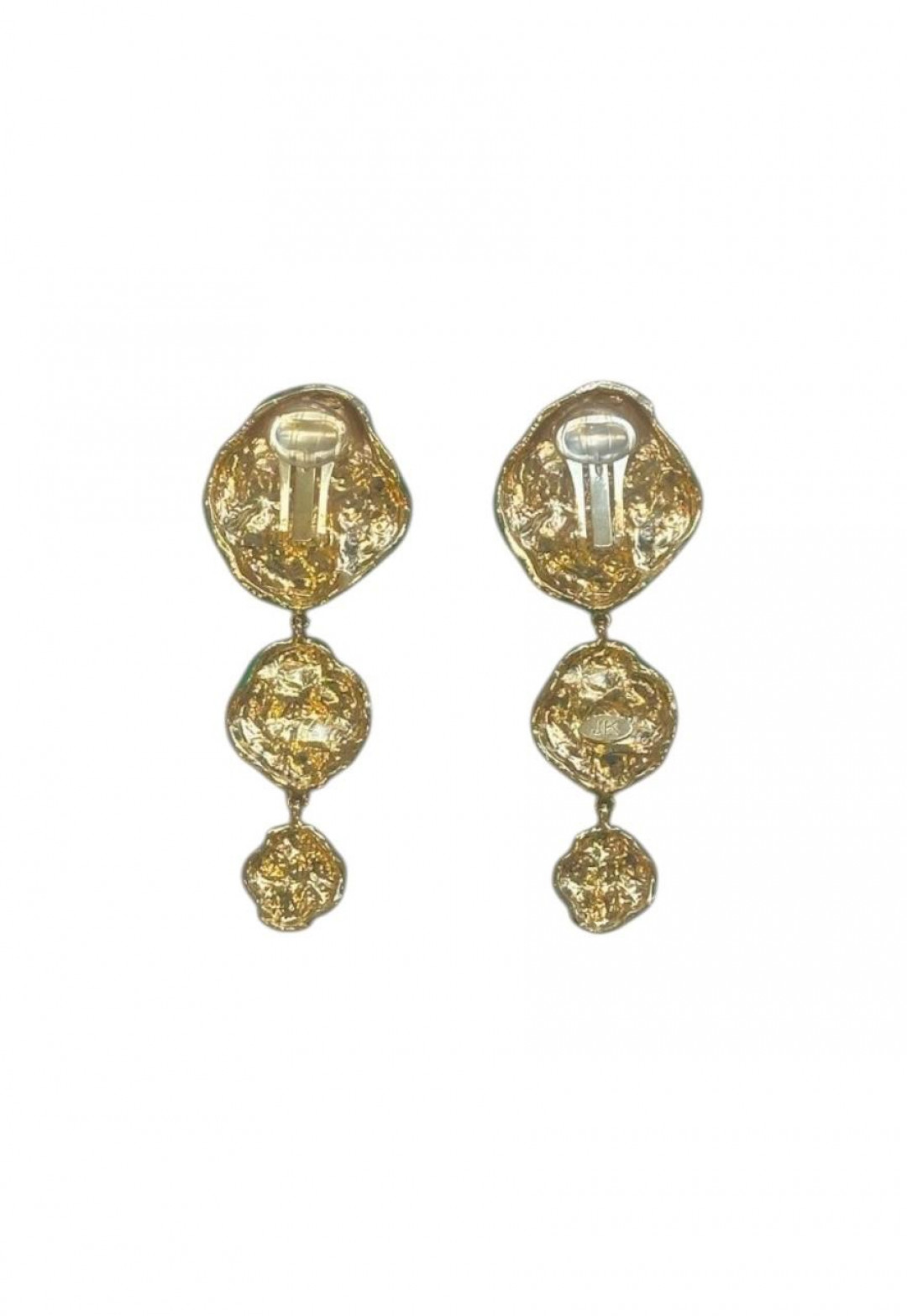 Zuri Earrings Gold by Jessica K on curated-crowd.com