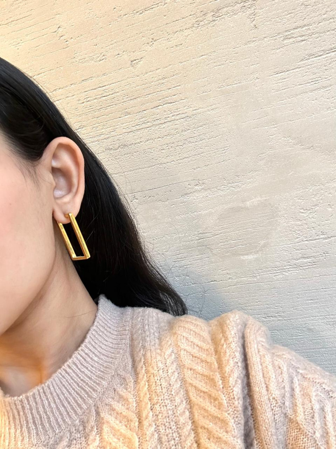 Large Oblong Earhoops by Tay Jewellery on curated-crowd.com