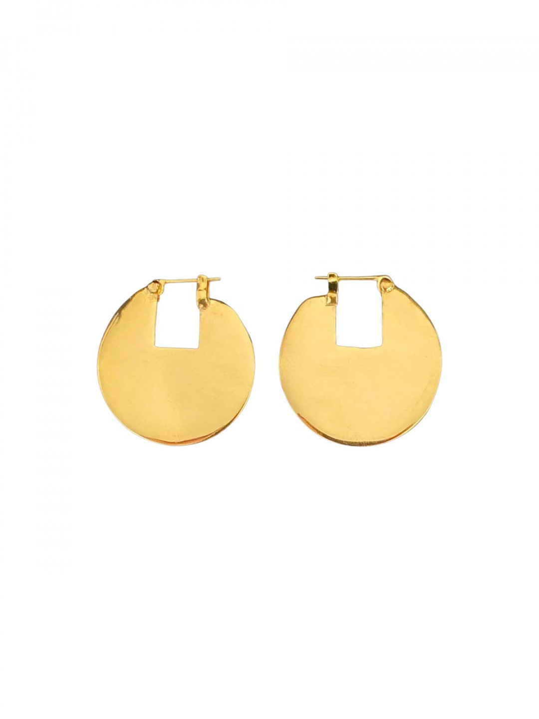Large Disc Earrings by Tay Jewellery on curated-crowd.com