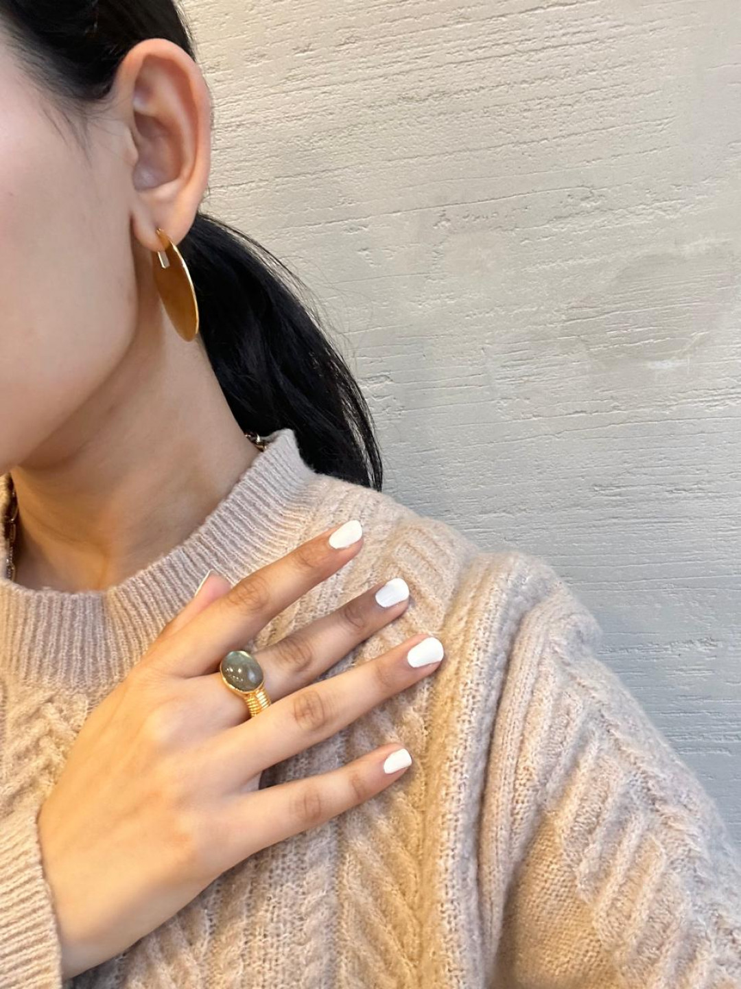 Labradorite Set Wirewrap Ring by Tay Jewellery on curated-crowd.com