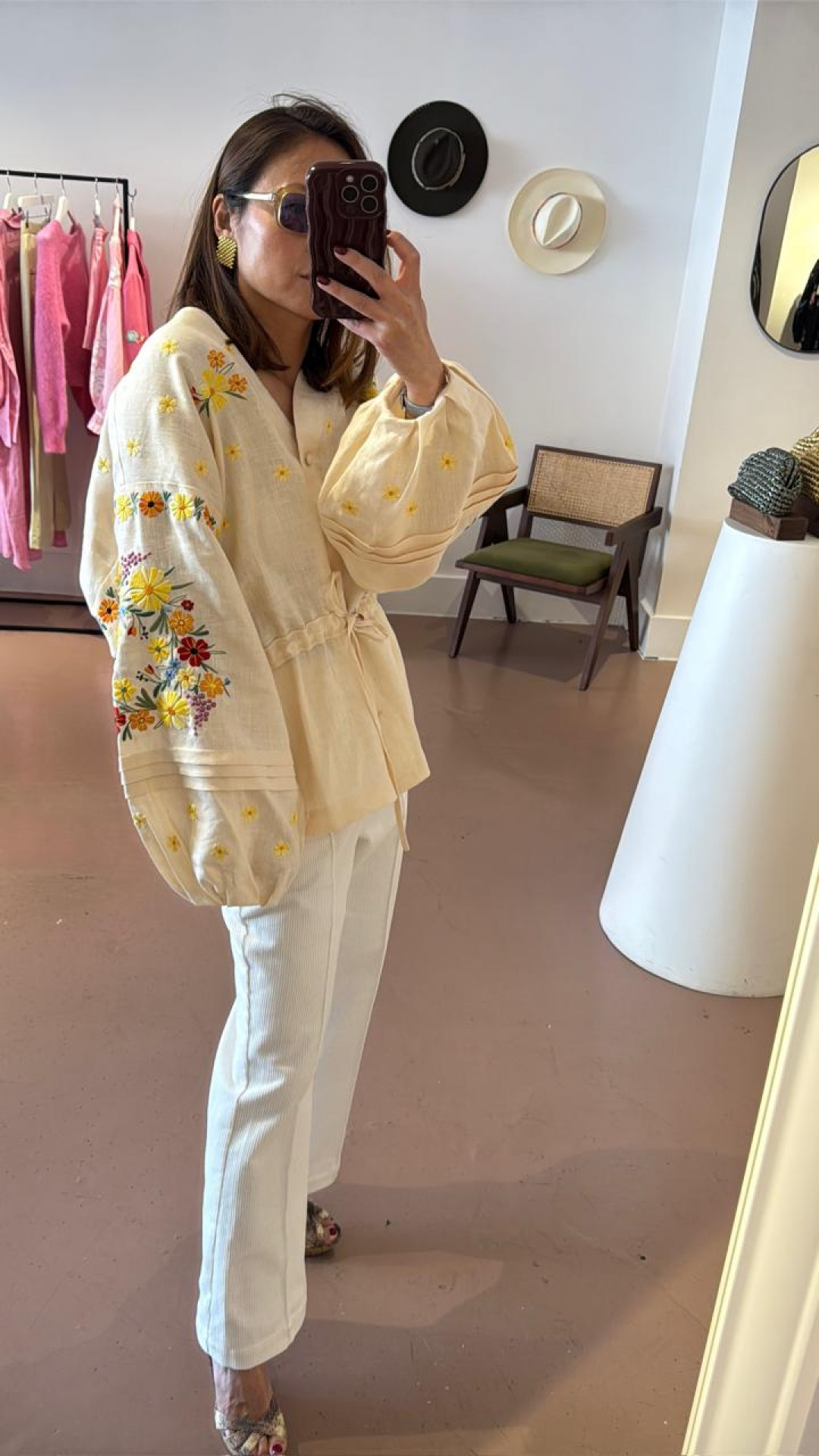 Light Linen Embroidered shirt 'Budzhak' by Etnodim on curated-crowd.com