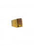 Citrine Set Chiselled 'Stephie' Ring by Tay Jewellery on curated-crowd.com