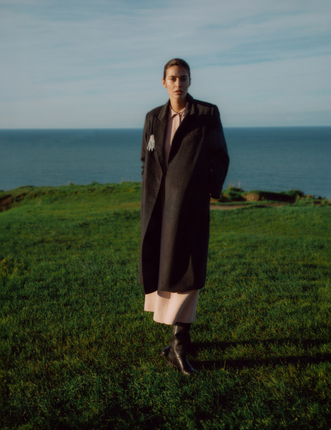 Cashmere Soft Belt Coat by Inner Tiger on curated-crowd.com