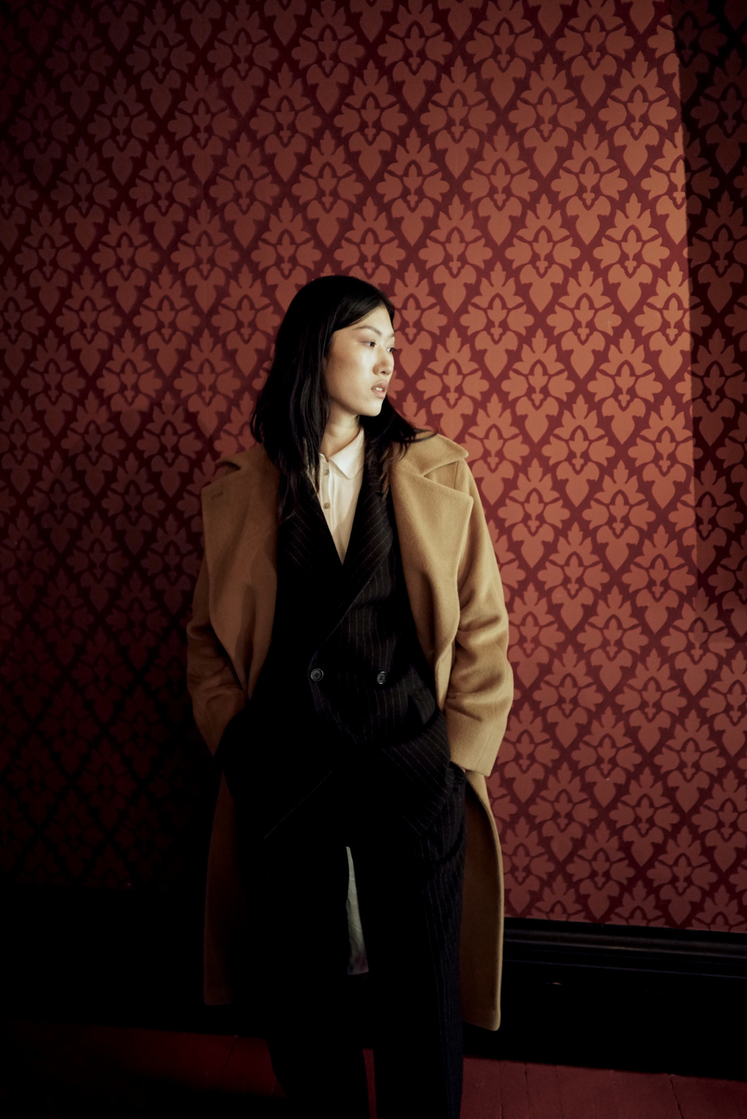 Wool Soft Belt Coat by Inner Tiger on curated-crowd.com