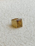 Citrine Set Chiselled 'Stephie' Ring by Tay Jewellery on curated-crowd.com