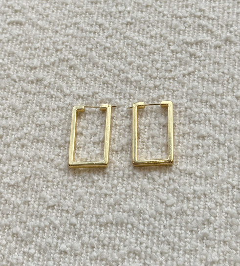 Large Oblong Earhoops by Tay Jewellery on curated-crowd.com