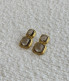 Two Stone Cushion Shape Smokey Quartz 'Double Wire" Eardrops by Tay Jewellery on curated-crowd.com