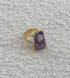 Large Emerald Cut Amethyst Set Cocktail Ring by Tay Jewellery on curated-crowd.com