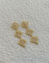 Triple Ropetwist Pyramid Eardrops by Tay Jewellery on curated-crowd.com