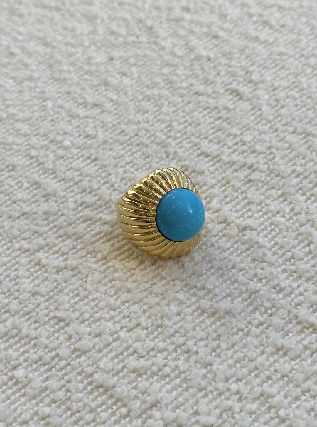 Begum Ring Turquoise by Tay Jewellery on curated-crowd.com