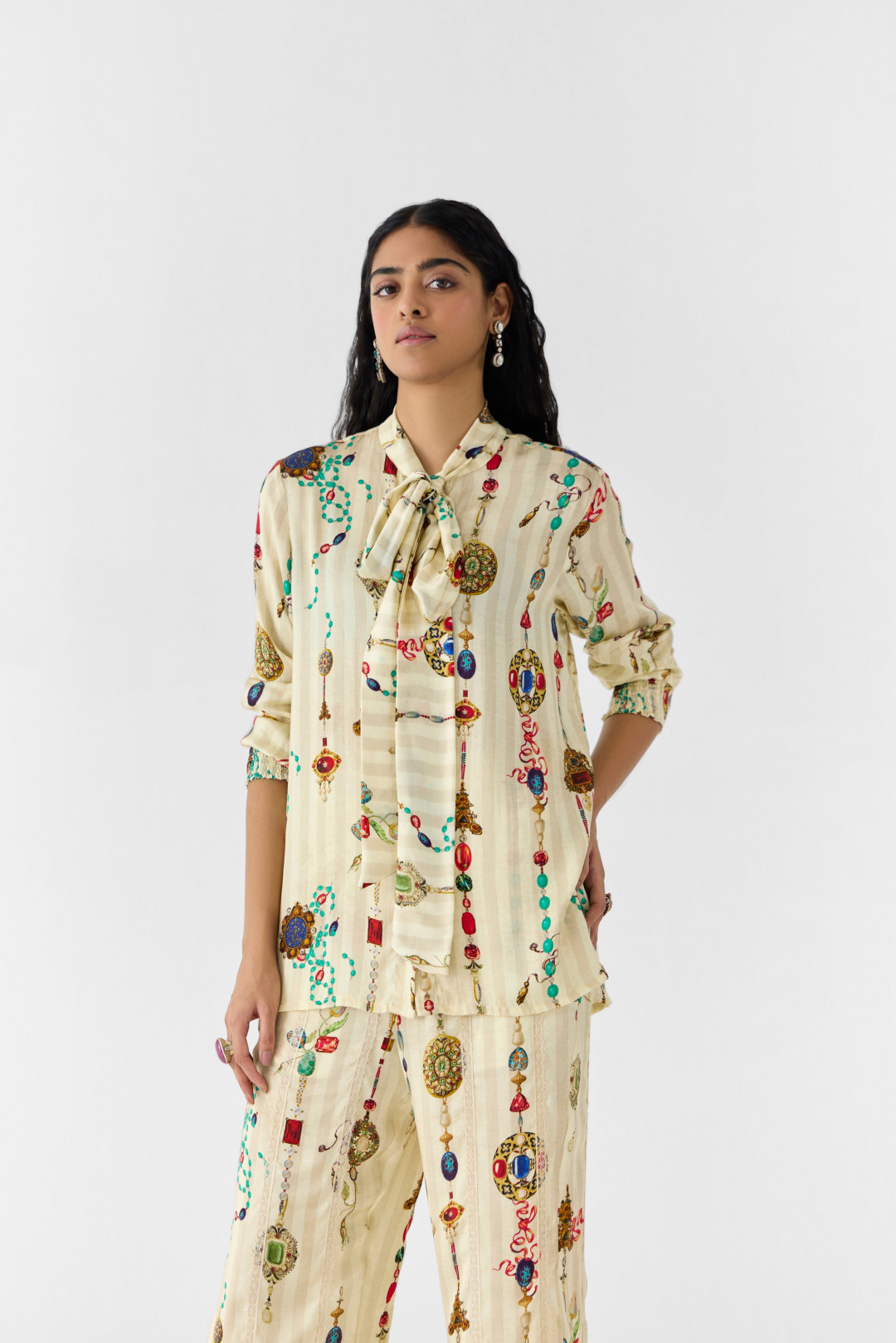 Tijori Knot Shirt and Pants by Studio Rigu on curated-crowd.com