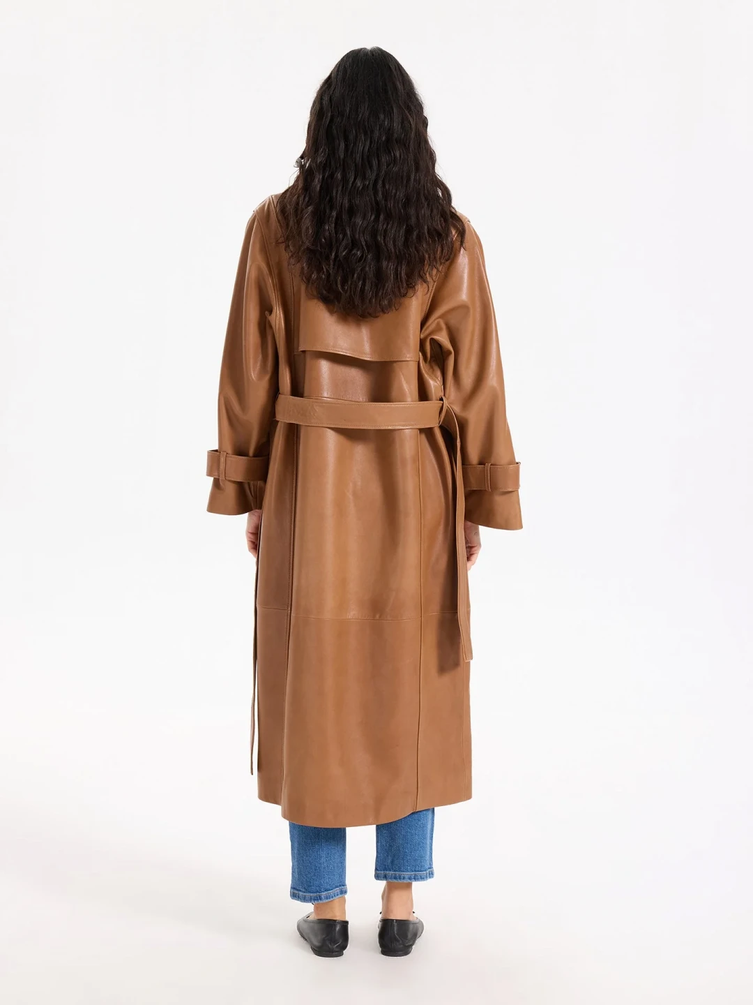 Boudika Leather Trenchcoat by Faraway on curated-crowd.com