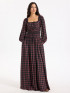 Roisin Dress Red Black Plaid by Faraway on curated-crowd.com