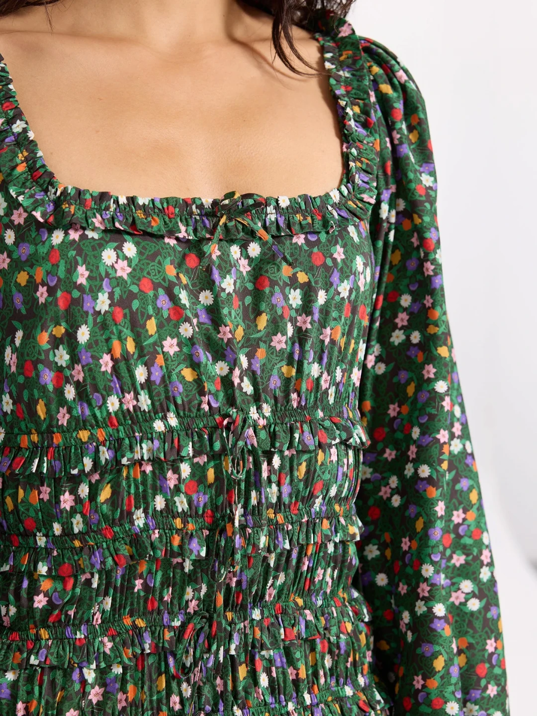 Roisin Dress with Celtic Flowers by Faraway on curated-crowd.com