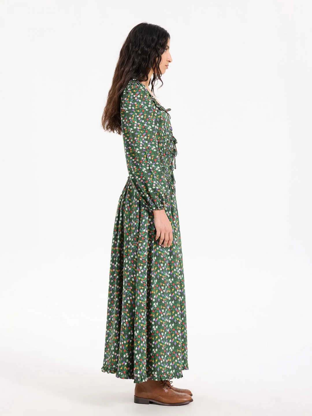 Roisin Dress with Celtic Flowers by Faraway on curated-crowd.com