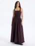 Dawa Dress in Red and Black by Faraway on curated-crowd.com