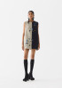 Buds Half & Half Suiting Dress by Studio Rigu on curated-crowd.com