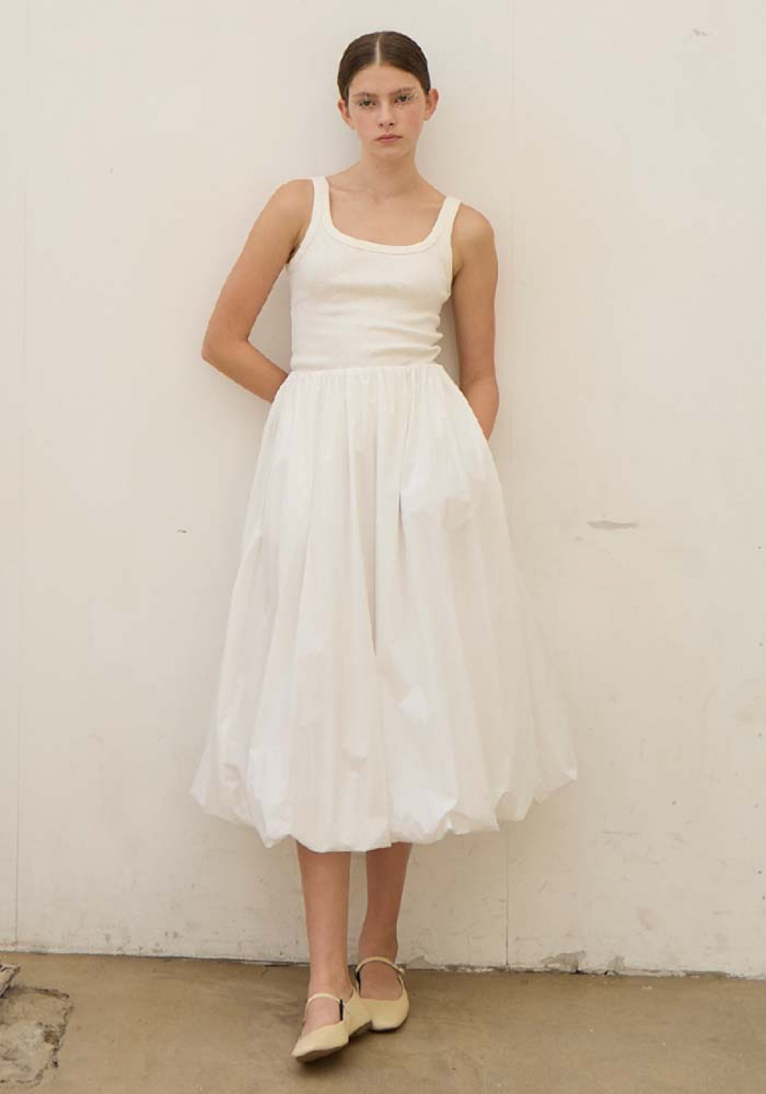 Two Way Balloon Skirt Dress by FAYRI on curated-crowd.com