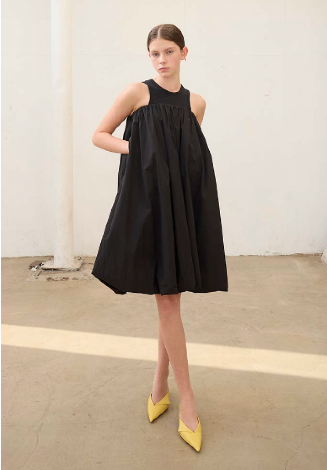 Two Way Balloon Skirt Dress by FAYRI on curated-crowd.com