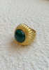 Begum Ring Malachite by Tay Jewellery on curated-crowd.com